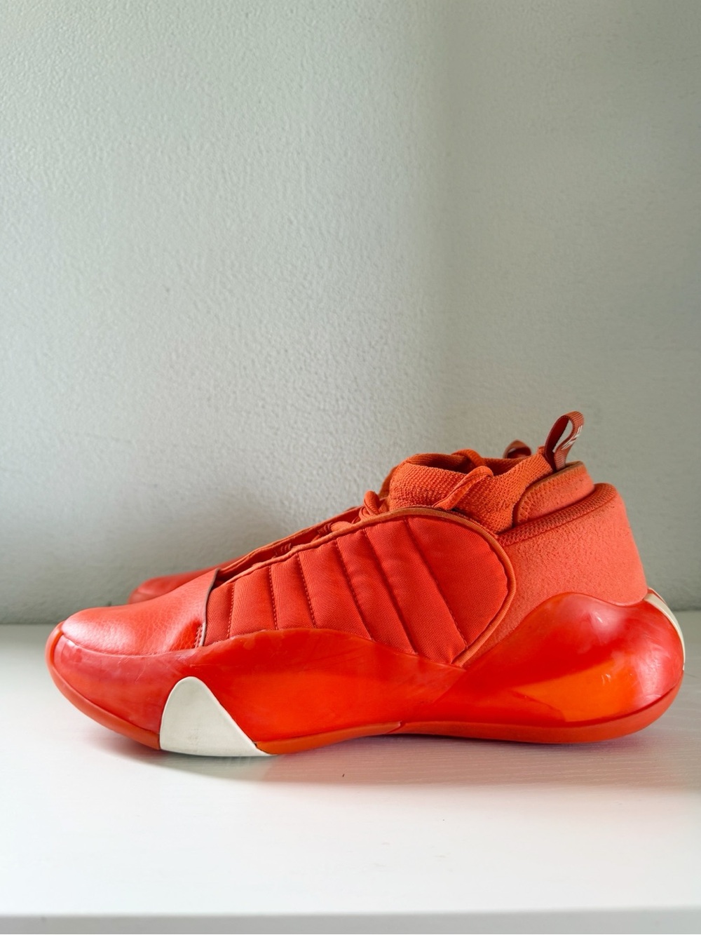Adidas Harden Vol. 7 Impact Orange Basketball Shoes Men's 9.5 Sneakers
